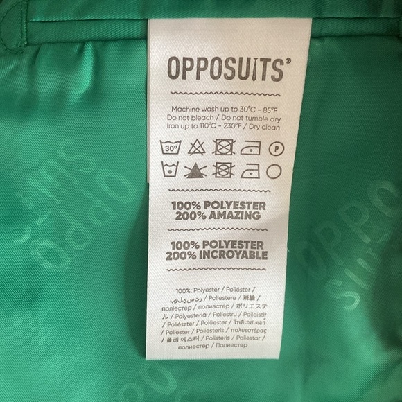 OppoSuits Men's Festive Christmas Holiday Ho Ho Ho Blazer NWOT Size M 38-40 - Picture 5 of 7